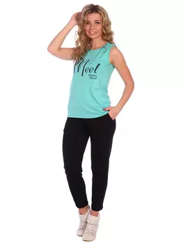 Жен. блуза "арт. 16-0316 Зеленый" р. 48