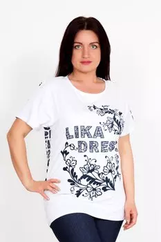 Жен. блуза "Силви" Белый р. 52