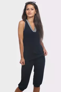 Жен. бриджи арт. 19-0661 Темно-синий р. 48