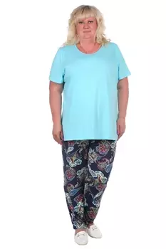 Жен. брюки арт. 16-0374 Синий р. 60