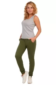 Жен. брюки арт. 16-0410 Хаки р. 46