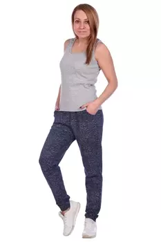 Жен. брюки арт. 16-0489 Темно-синий р. 46