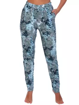 Жен. брюки арт. 16-0670 Бирюзовый р. 48