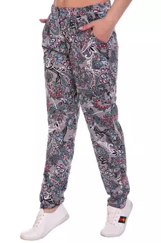 Жен. брюки арт. 17-0120 Серый р. 52