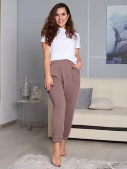 Жен. брюки "арт. 17-0283 Какао" р. 46