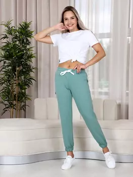 Жен. брюки "арт. 17-0374 Фисташковый" р. 46