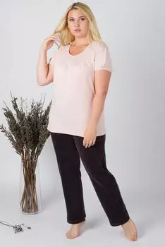 Жен. брюки арт. 19-0493 Серый р. 50