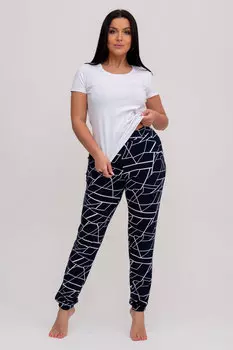 Жен. брюки арт. 23-0248 Чернильный р. 46