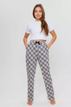 Жен. брюки домашние арт. 23-0522 Бежевый р. 48