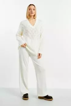 Жен. брюки "Доминика" Белый р. 48-50