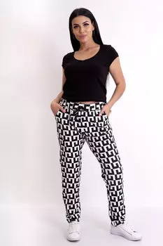 Жен. брюки "Лето" Черный р. 50