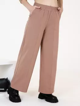 Жен. брюки повседневные "арт. 17-0424 Бежевый" р. 46