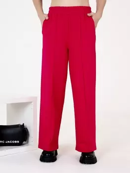 Жен. брюки повседневные арт. 17-0424 Темная фуксия р. 44