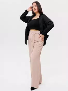 Жен. брюки повседневные "арт. 17-0450 Бежевый" р. 60