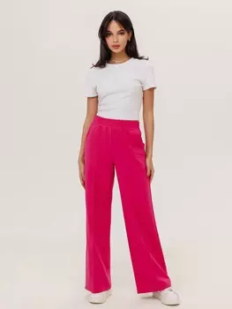Жен. брюки повседневные "арт. 23-0523 Фуксия" р. 46