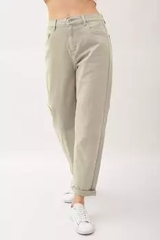 Жен. брюки повседневные "Бананы Светло-коричневый" р. 58