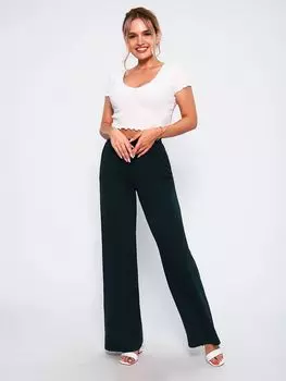 Жен. брюки повседневные "Касси Зеленый" р. 52