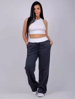 Жен. брюки повседневные "Микси" Антрацит р. 48