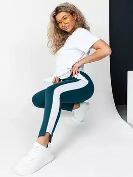 Жен. брюки повседневные "Селена" Изумрудный р. 54