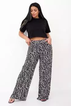 Жен. брюки повседневные "Жара" Серый р. 46