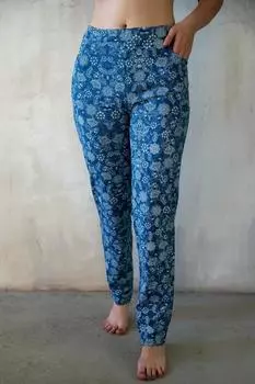 Жен. брюки "Уют" Синий р. 62