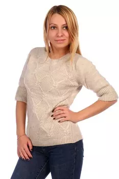 Жен. джемпер "арт. 16-0451 Молочный" р. 46