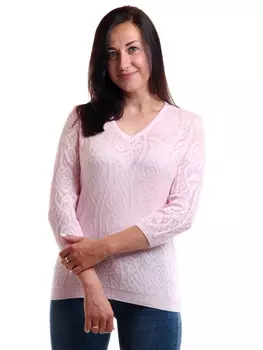 Жен. джемпер арт. 17-0035 Розовый р. 48