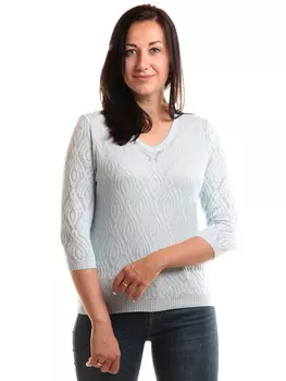 Жен. джемпер арт. 17-0037 Голубой р. 44