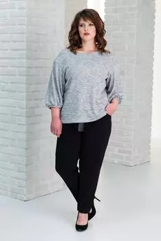 Жен. джемпер "арт. 19-0324 Серый" р. 54