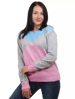 Жен. джемпер "Джинни" Розовый р. 50-52