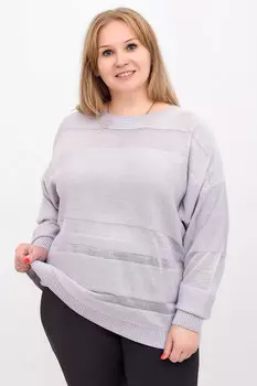 Жен. джемпер "Фарфор" Сиреневый р. 44-46