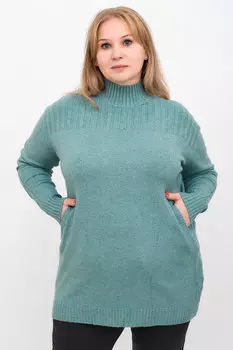 Жен. джемпер "Лаура" Зеленый р. 56-58