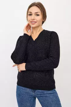 Жен. джемпер "Леди" Черный р. 44