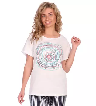 Жен. футболка арт. 16-0575 Белый р. 64