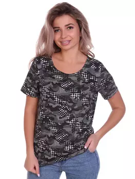 Жен. футболка арт. 16-0701 Хаки р. 46