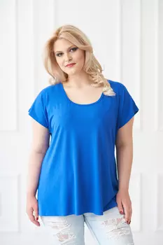 Жен. футболка арт. 19-0147 Васильковый р. 56