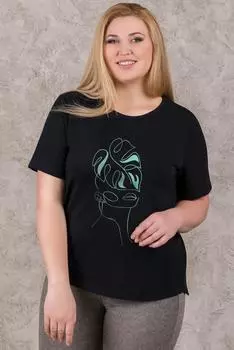 Жен. футболка "арт. 19-0287 Синий" р. 44