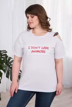 Жен. футболка "арт. 19-0288 Белый" р. 46