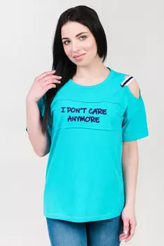 Жен. футболка "арт. 19-0288 Бирюза" р. 46