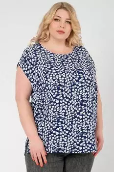 Жен. футболка арт. 19-0761 Темно-синий р. 64