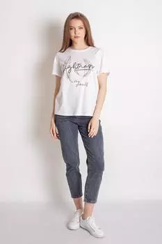 Жен. футболка "Дыхание" Белый р. 50