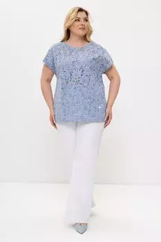Жен. футболка "Елена" Синий р. 64