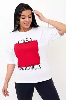 Жен. футболка "Каса Бланка" Белый р. 48