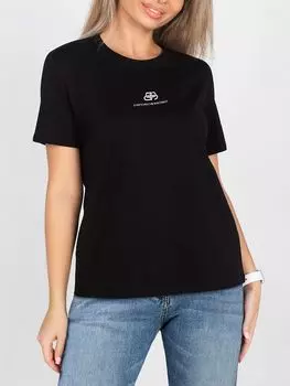 Жен. футболка "Классик" Черный р. 46