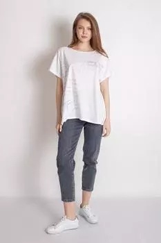 Жен. футболка "Мадонна" Белый р. 56