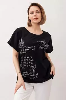 Жен. футболка "Мадонна" Черный р. 62