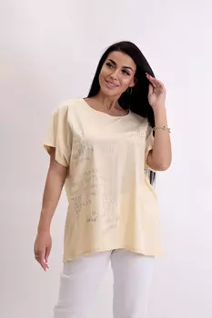 Жен. футболка "Мадонна" Желтый р. 62