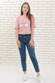 Жен. футболка "Мегали" Розовый р. 44