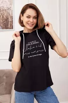 Жен. футболка "Трейси" Черный р. 50