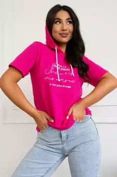 Жен. футболка "Трейси" Малиновый р. 60